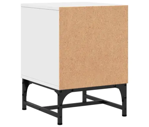 Naktsskapītis Ar Stikla Durvīm, Balts, 35X37X50 Cm Vidaxl Naktsskapītis Ar Stikla Durvīm, Balts, 35X37X50 Cm Vidaxl