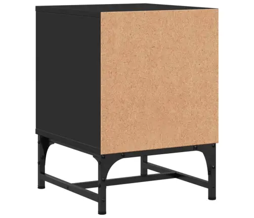 Klaasuksega Öökapid 2 Tk, Must, 35 X 37 X 50 Cm