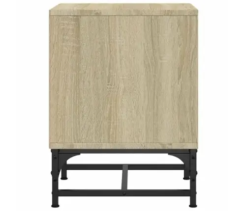 Naktinės Spintelės Su Durelėmis, 2Vnt., Ąžuolo, 35X37X50Cm