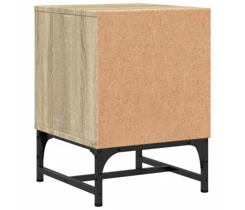 Naktinės Spintelės Su Durelėmis, 2Vnt., Ąžuolo, 35X37X50Cm