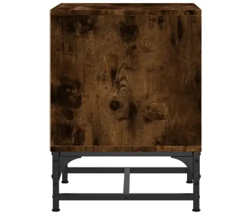 Naktsskapīši Ar Stikla Durvīm, 2 Gab., Koka Krāsā, 35X37X50 Cm Vidaxl