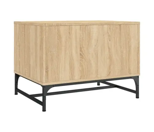 Kafijas Galdiņš Ar Stikla Durvīm, Ozola Krāsa, 68,5X50X50 Cm Vidaxl Kafijas Galdiņš Ar Stikla Durvīm, Ozola Krāsa, 68,5X50X50 Cm Vidaxl