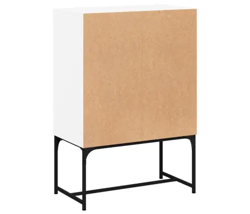 Skapītis Ar Stikla Durvīm, Balts, 69X37X100 Cm Vidaxl