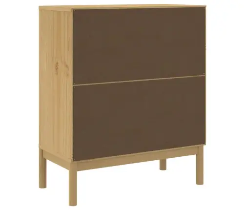 Skapītis Ar Atvilktnēm Floro, Vaska Brūns, Priedes Masīvkoks Vidaxl