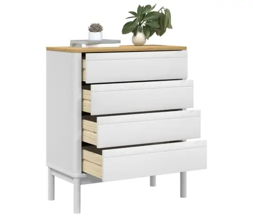 Kummut "Floro" Valge, Männipuit