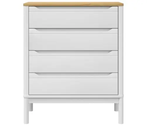 Kummut "Floro" Valge, Männipuit