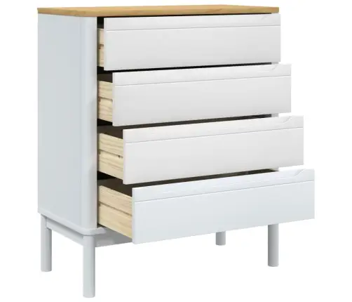 Kummut "Floro" Valge, Männipuit