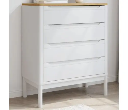 Kummut "Floro" Valge, Männipuit