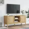 Televizora Skapis Floro, Brūns 114X43X55 Cm, Priedes Masīvkoks Vidaxl Televizora Skapis Floro, Brūns 114X43X55 Cm, Priedes Masīvkoks Vidaxl