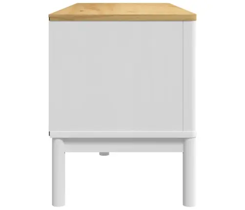 Televizoriaus Spintelė Floro, Balta, 114X43X55cm Pušis Televizoriaus Spintelė Floro, Balta, 114X43X55cm Pušis