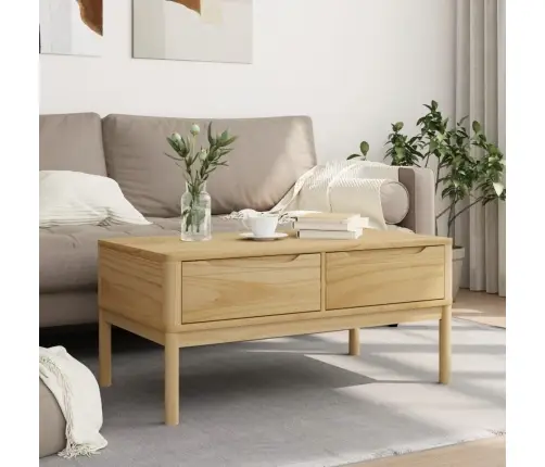 Kavos Staliukas Floro, Vaško Rudas, 99X55,5X45cm Pušis