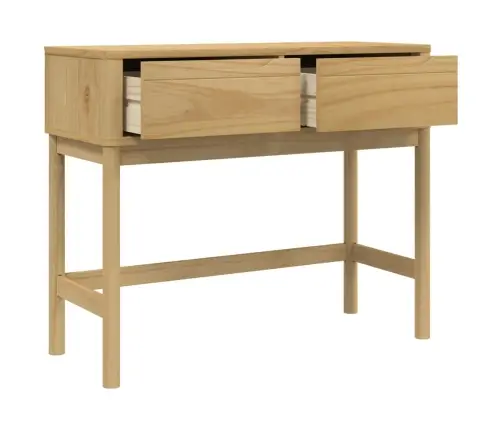 Konsolinis Staliukas Floro, Vaško Rudas, 89,5X36,5X73cm Pušis Konsolinis Staliukas Floro, Vaško Rudas, 89,5X36,5X73cm Pušis
