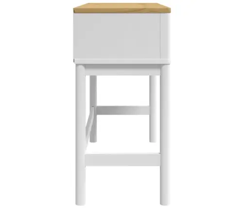 Konsolinis Staliukas Floro, Baltas, 89,5X36,5X73cm Pušis