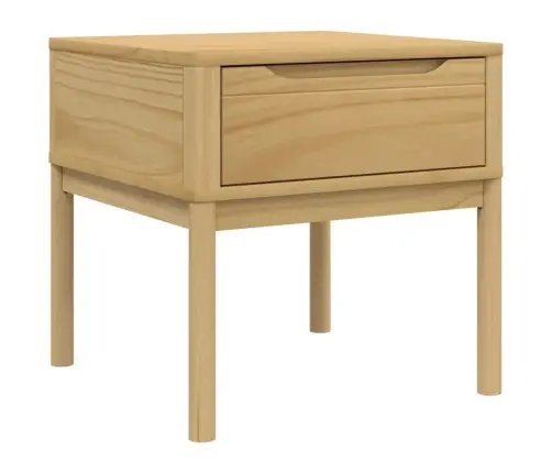 Lampas Galdiņš Floro, Brūns, 55X55X54 Cm, Priedes Masīvkoks Vidaxl