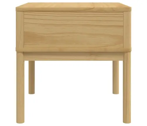 Lampas Galdiņš Floro, Brūns, 55X55X54 Cm, Priedes Masīvkoks Vidaxl