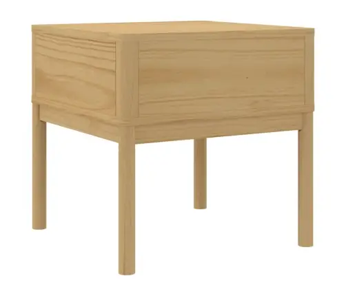 Lampas Galdiņš Floro, Brūns, 55X55X54 Cm, Priedes Masīvkoks Vidaxl