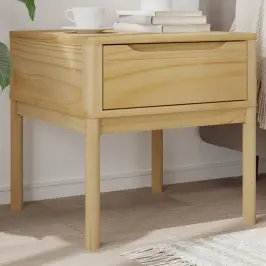 Lampas Galdiņš Floro, Brūns, 55X55X54 Cm, Priedes Masīvkoks Vidaxl