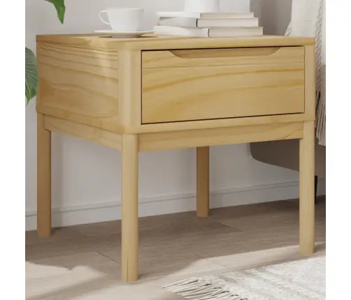 Lampas Galdiņš Floro, Brūns, 55X55X54 Cm, Priedes Masīvkoks Vidaxl