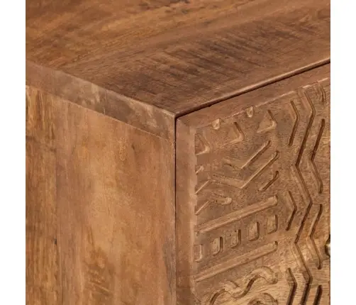 Kumode Ar Atvilktnēm, 55X30X76 Cm, Mango Masīvkoks, Dzelzs Vidaxl