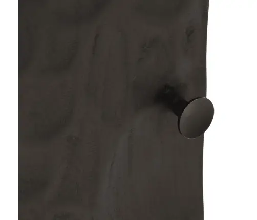 Naktsskapītis, Melns, 40X30X50 Cm, Mango Masīvkoks Un Dzelzs Vidaxl