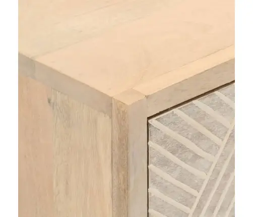 Kumode Ar Atvilktnēm, 55X30X76 Cm, Mango Masīvkoks, Dzelzs Vidaxl