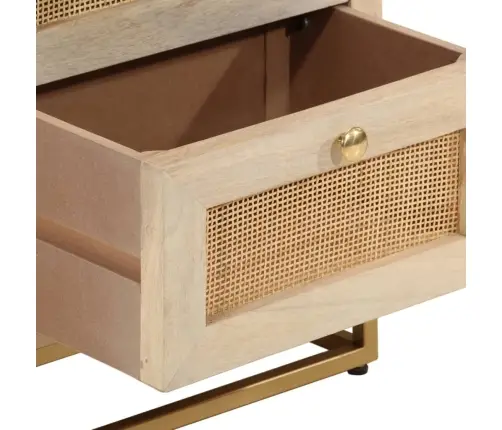 Öökapp, 40 X 30 X 50 cm Mangopuit Ja Raud