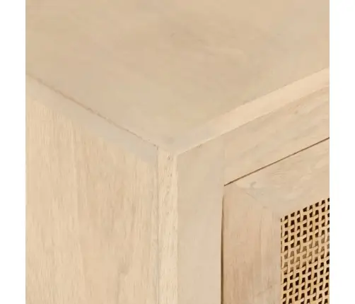 Tv Skapītis, 110X30X40 Cm, Mango Masīvkoks Un Dzelzs Vidaxl