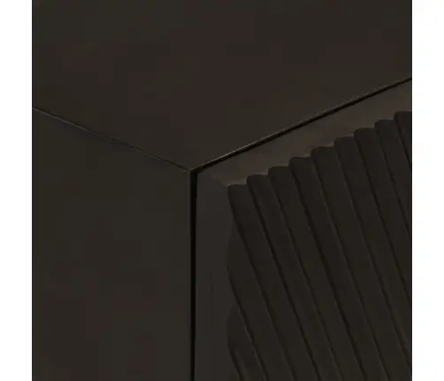 Konsoles Galdiņš, Melns, 90X30X76 Cm, Mango Koks, Dzelzs Vidaxl