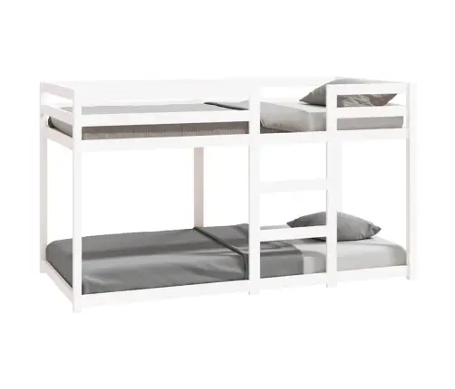 Narivoodi, Valge, 90 X 190 cm Männipuit