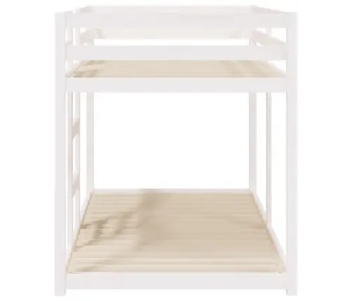 Narivoodi, Valge, 90 X 190 cm Männipuit