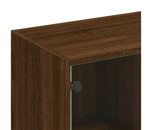 Ustega Raamaturiiul, Pruun Tamm, 136 X 37 X 109 cm Tehispuit