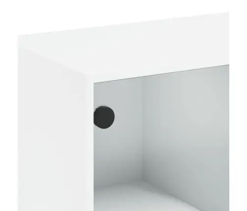 Grāmatu Plaukts Ar Durvīm, Balts, 136X37X142 Cm, Koks Vidaxl