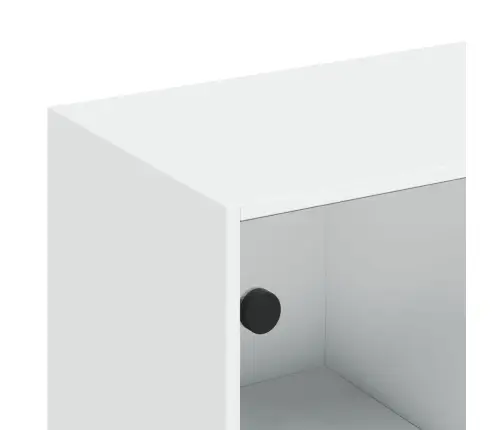 Grāmatu Plaukts Ar Durvīm, Balts, 136X37X142 Cm, Koks Vidaxl