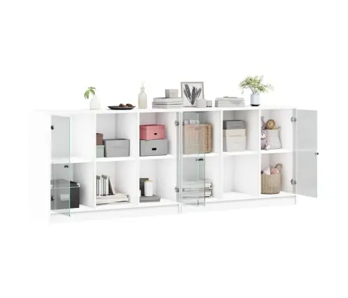 Raamaturiiul Ustega, Valge, 136 X 37 X 75 cm Tehispuit