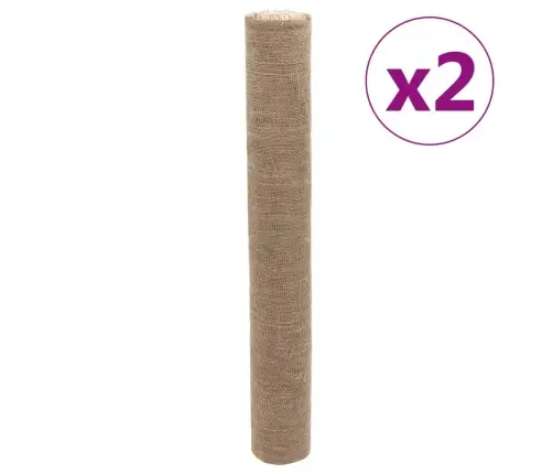 Džutas Ruļļi, 2 Gab., 1X50 Cm, 100% Džuta, 200 Gsm Vidaxl