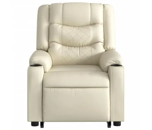 Masāžas Krēsls, Paceļams, Atgāžams, Krēmkrāsas Mākslīgā Āda Vidaxl