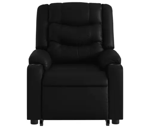 Atsistojantis Elektrinis Krėslas, Juodas, Dirbtinė Oda