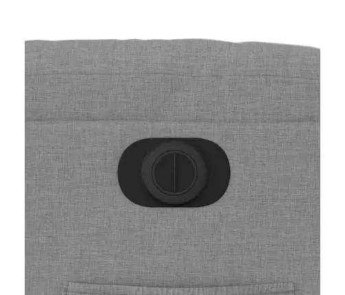 Elektrinis Atlošiamas Krėslas, Šviesiai Pilkos Spalvos, Audinys