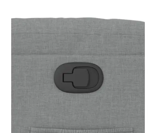 Atsistojantis Atlošiamas Krėslas, Šviesiai Pilkas, Audinys