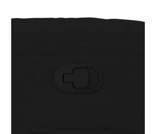 Atpūtas Krēsls, Paceļams, Atgāžams, Melns Audums Vidaxl