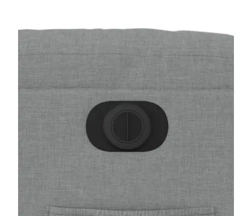 Elektrisks Atpūtas Krēsls Paceļams/Atgāžams Gaiši Pelēks Audums Vidaxl