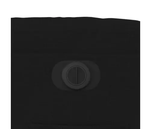 Elektrisks Atpūtas Krēsls, Paceļams, Atgāžams, Melns Audums Vidaxl