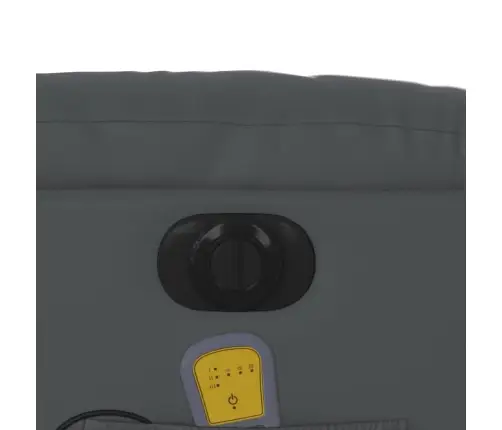 Elektrisks Masāžas Krēsls, Atgāžams, Pelēka Mākslīgā Āda Vidaxl Elektrisks Masāžas Krēsls, Atgāžams, Pelēka Mākslīgā Āda Vidaxl