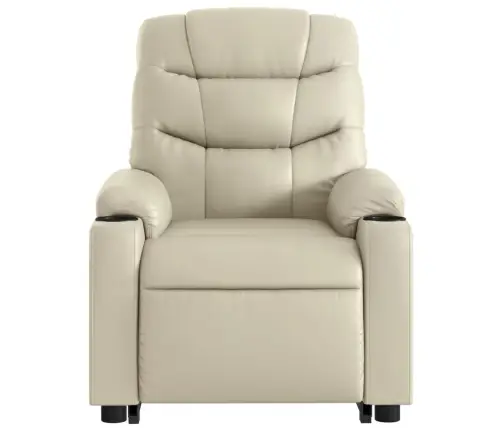 Masāžas Krēsls, Paceļams, Atgāžams, Krēmkrāsas Mākslīgā Āda Vidaxl