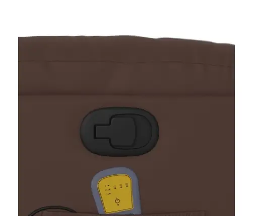 Masāžas Krēsls, Paceļams, Atgāžams, Brūna Mākslīgā Āda Vidaxl