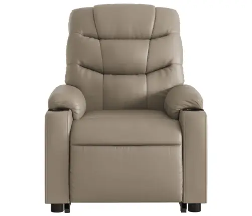 Masāžas Krēsls, Paceļams, Kapučīno Krāsas Mākslīgā Āda Vidaxl