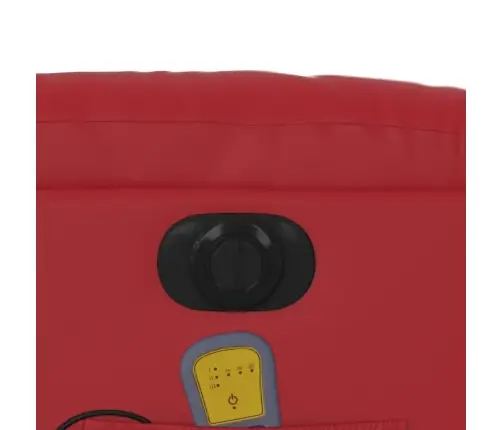 Elektrisks Masāžas Krēsls, Paceļams, Sarkana Mākslīgā Āda Vidaxl Elektrisks Masāžas Krēsls, Paceļams, Sarkana Mākslīgā Āda Vidaxl