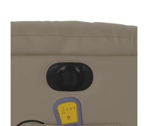 Atsistojantis Masažinis Krėslas, Kapučino, Dirbtinė Oda