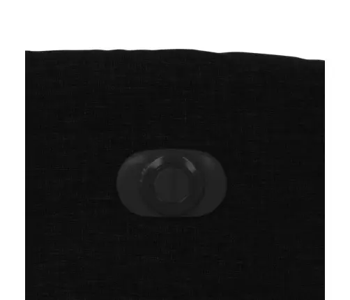 Elektrisks Atpūtas Krēsls, Atgāžams, Melns Audums Vidaxl