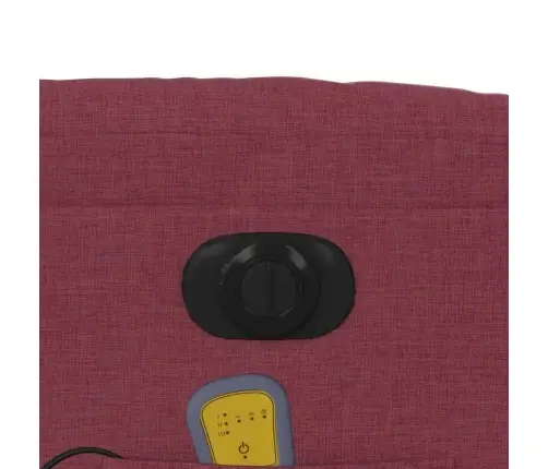 Elektriline Püstitõusmist Toetav Massaažitool, Veinipunane